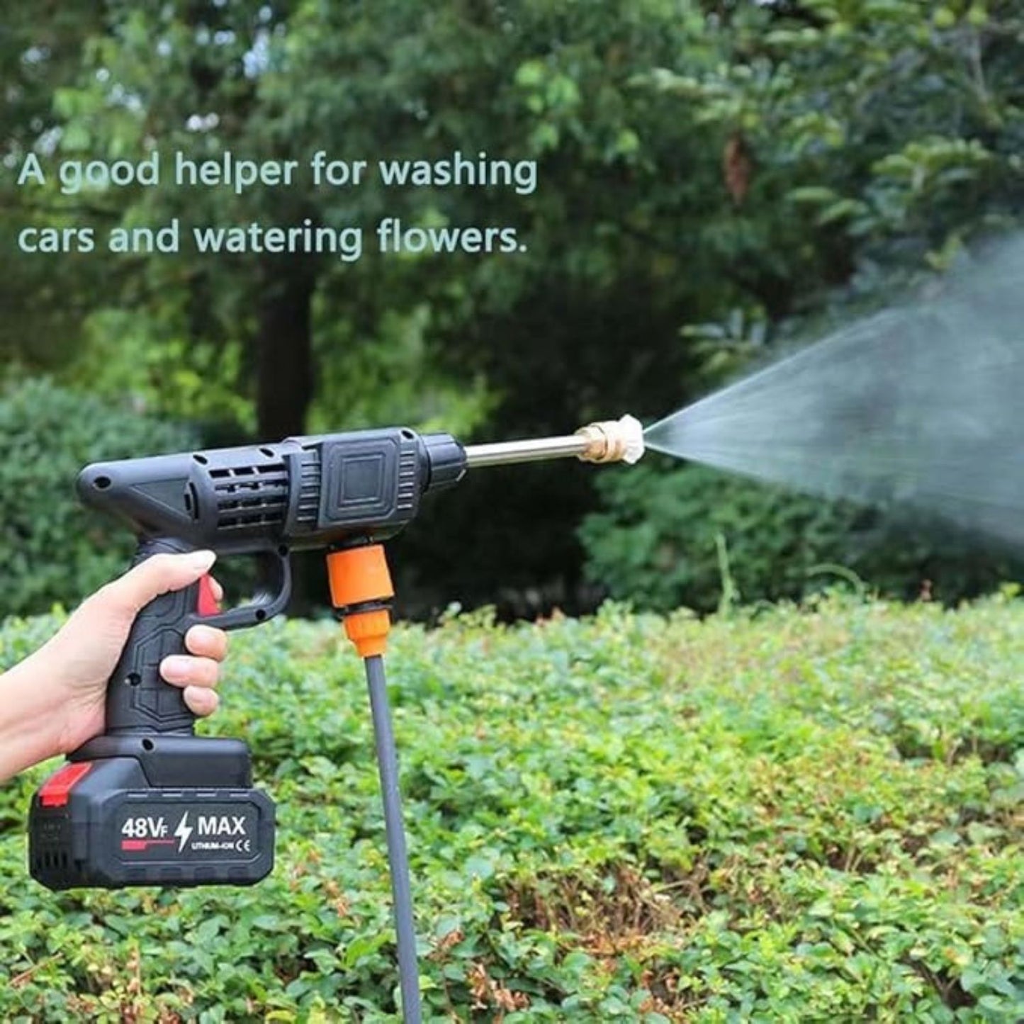 Portable Battery Pressure Washer – Cordless High-Pressure Cleaner