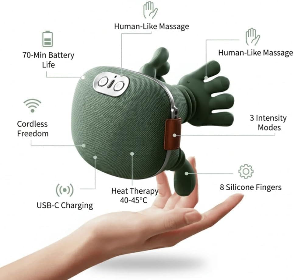 Portable Hand Massager for Relaxation and Comfort