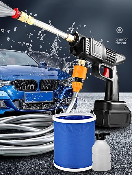 Portable Battery Pressure Washer – Cordless High-Pressure Cleaner